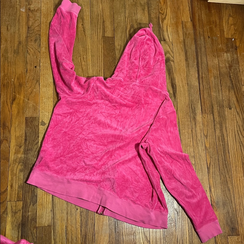 Used juicy couture black label hot Pink Set - Hoodie, Joggers & Shorts - Picture 10 of 16